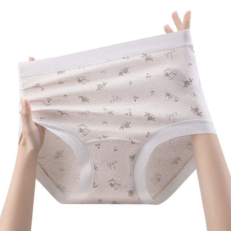 Postpartum Panties Breathable Women's Cotton Briefs Cartoon Intimate Clothes for Women Maternity Underwear Pregnant Panty Gifts
