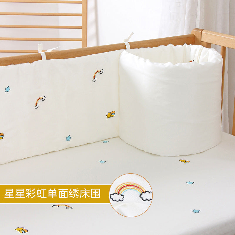 Crib Bed Circumference Soft Bag Anti-collision Baby Bedding Removable And Washable