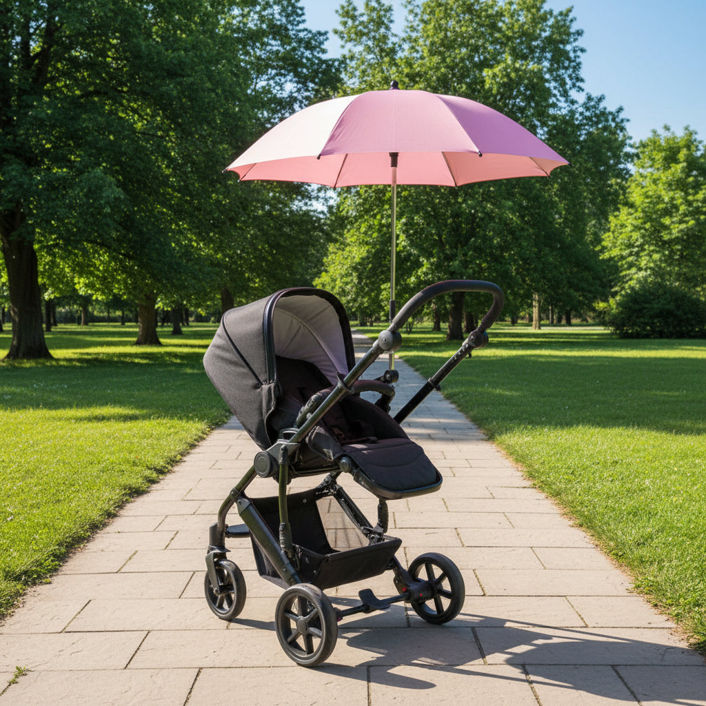JURZEE LAKY - UV Proof Sturdy 8 Rib Iron Frame For All Strollers
