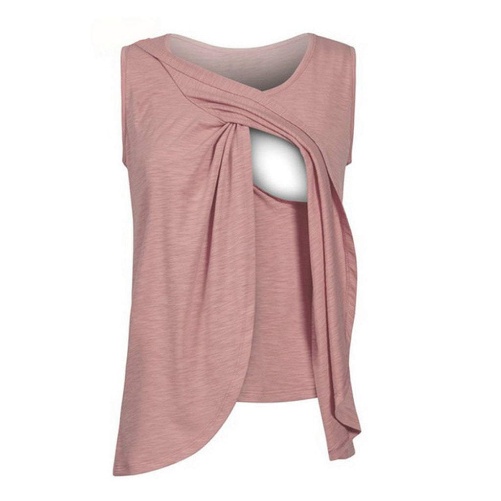 Plus Size Maternity Clothes Summer Confinement Clothing Nursing Wear