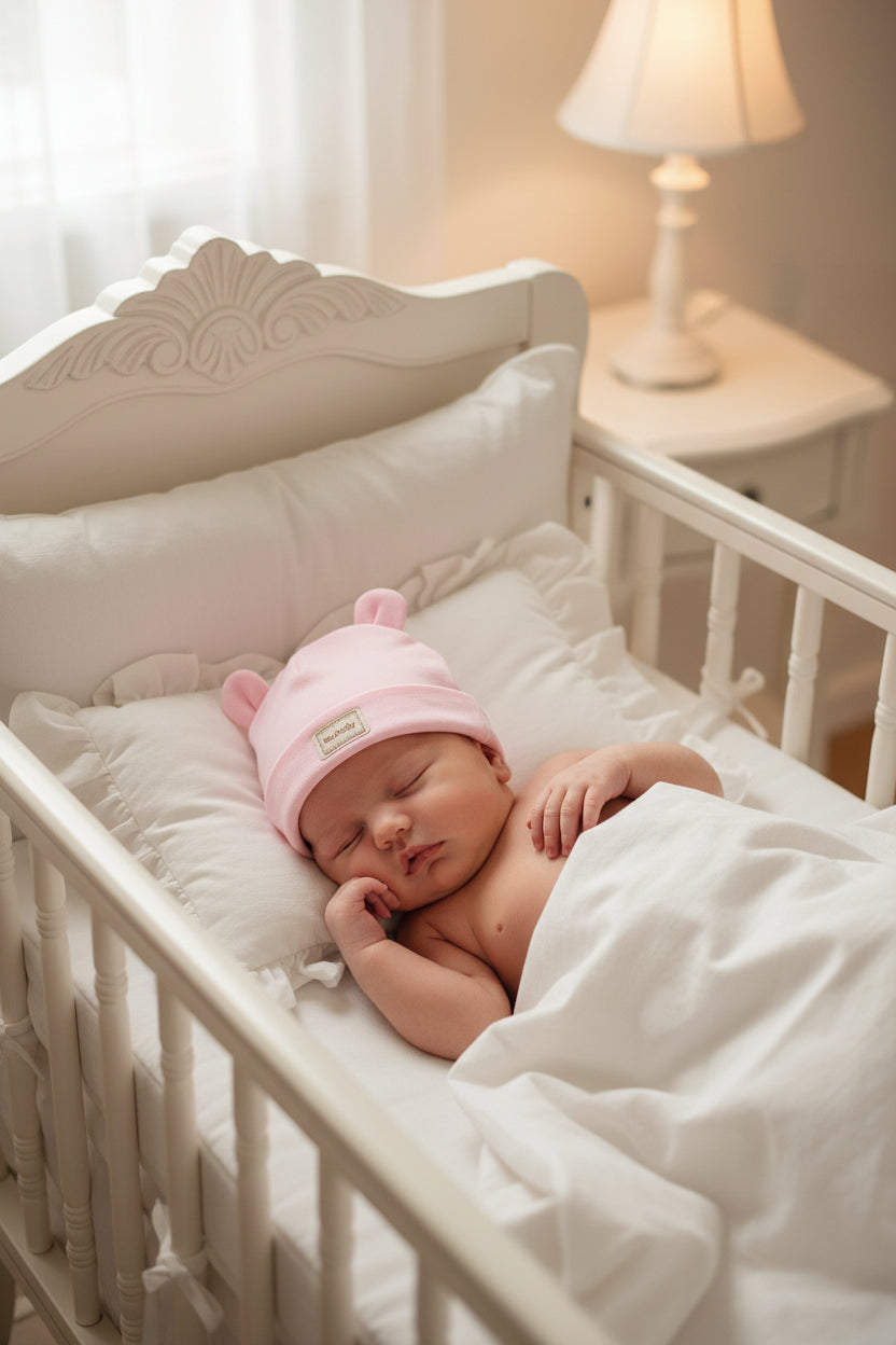 Newborn Hat Baby Tire Hat Spring and Autumn Double Layer