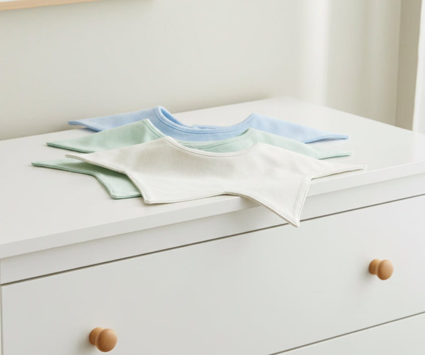 Infant Bib Cotton Newborn Anti - Spitting Three - Piece Set