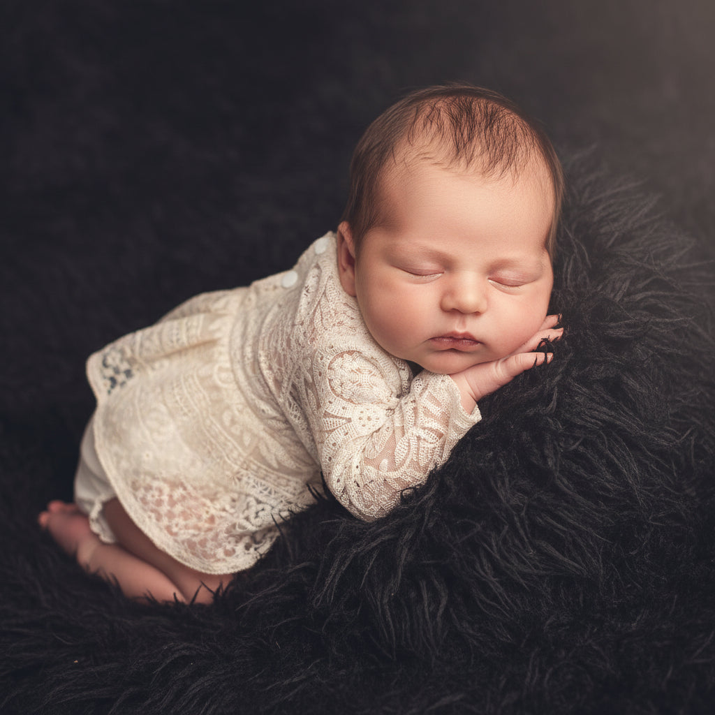 Lace baby jumpsuit