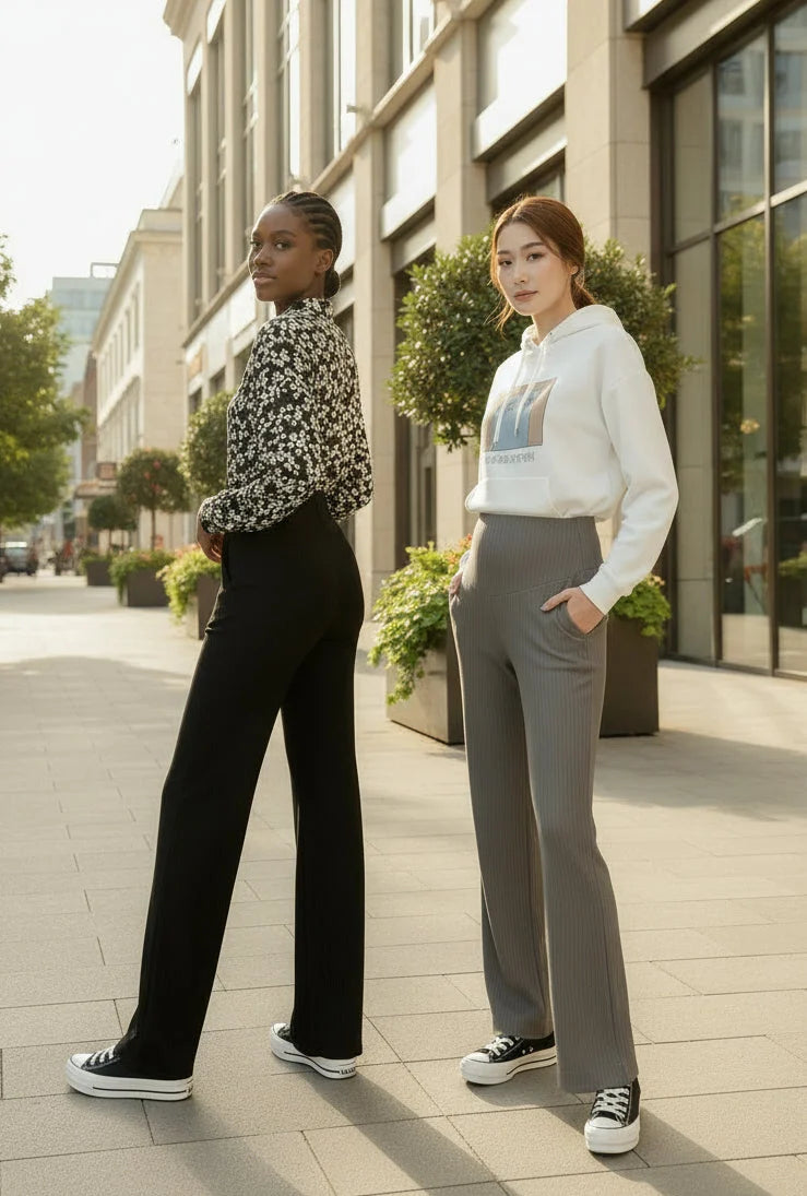 Maternity Pants Premium Knit Belly Support Exclusive Collection