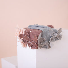 Bowknot woolen baby socks