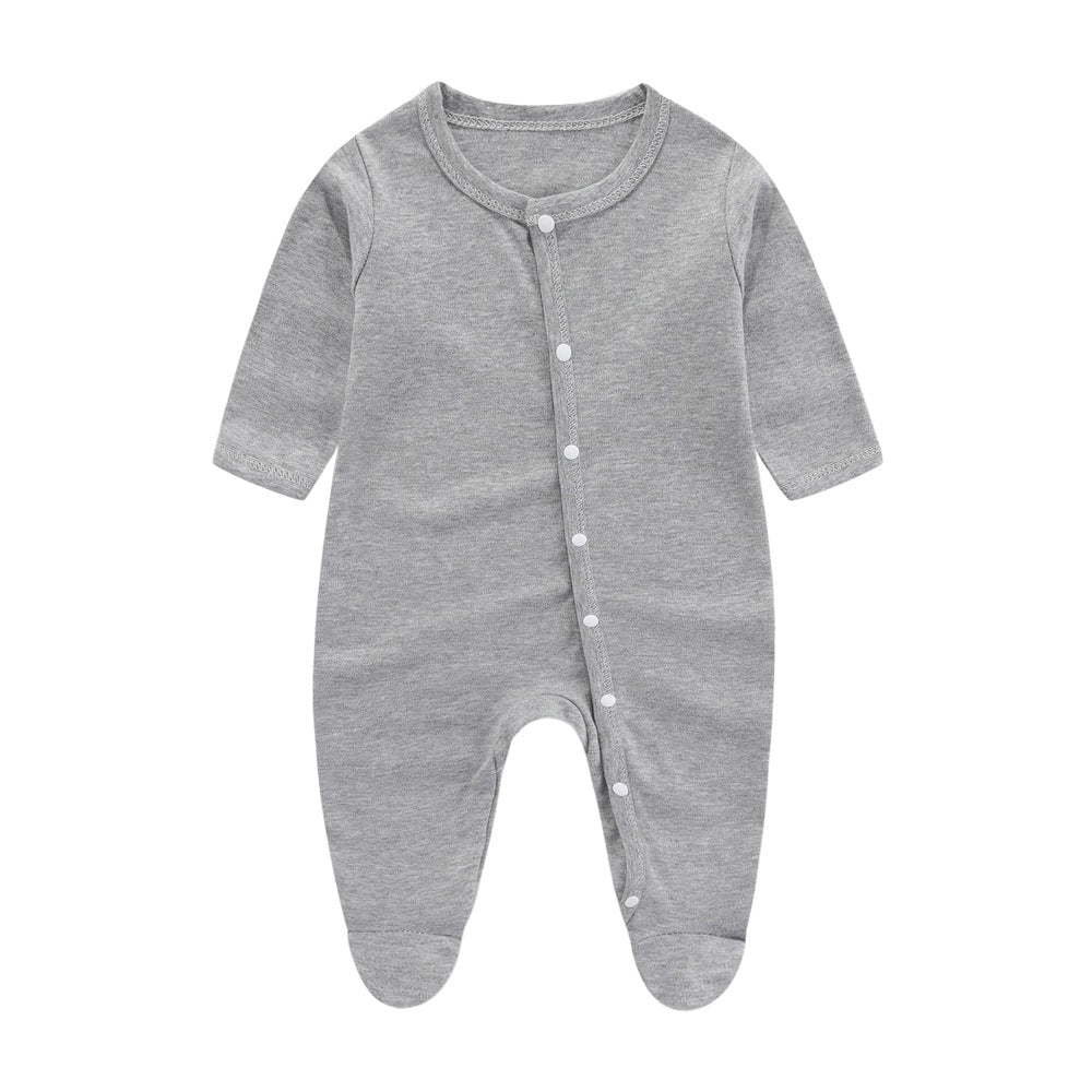 Minimalist And Creative Pure Cotton Newborn Jumpsuit