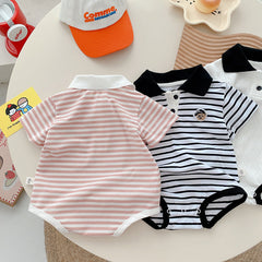 Newborn Western Style Bear Jumpsuit