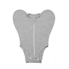 Bamboo Fiber Baby Anti-startle Sleeping Bag Newborn Leg Leakage Jumpsuit Surrender Style Baby Swaddling