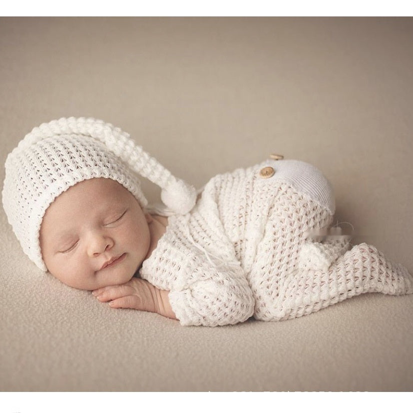 Newborn Photo Shoot Jumpsuit - Soft Spandex Comfort