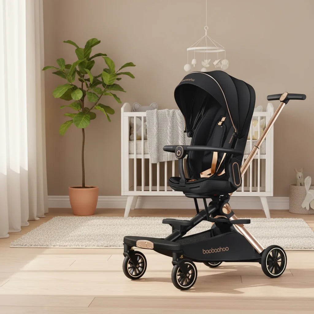 V16 Lightweight Baby Walker Stroller Two Way Seat Lie Down Folding Landscape
