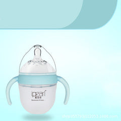 Super Soft Drop-proof Silicone Baby Bottle For Newborn Baby