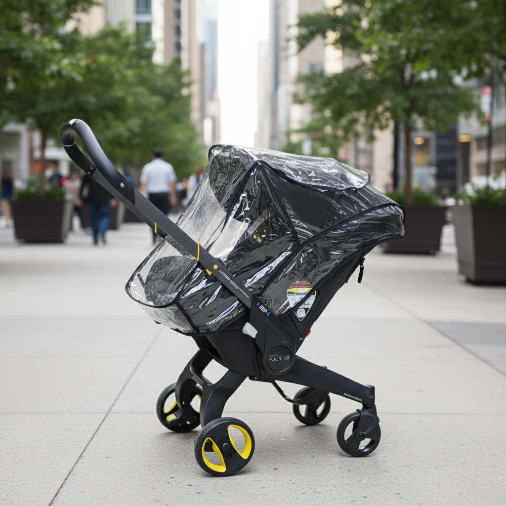 Doona Stroller Rain Cover Thickened Transparent PVC 3 In 1 Accessories