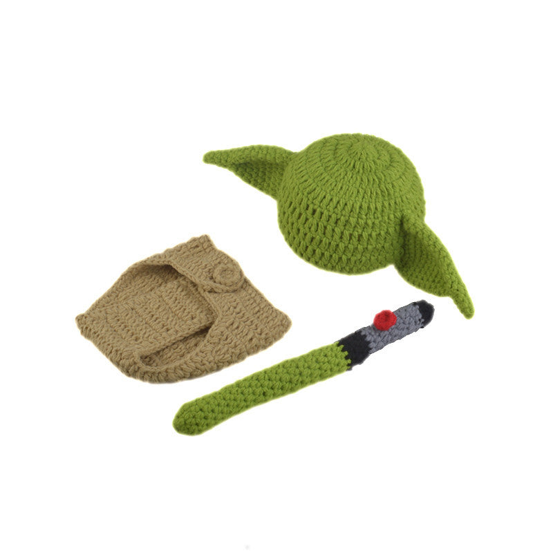 Hand-woven hat photo props