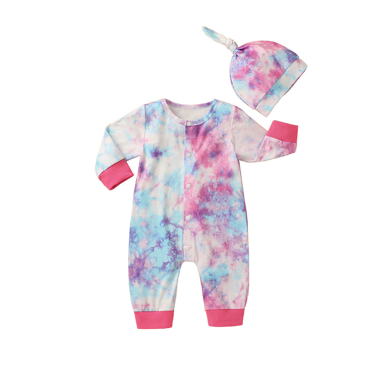 Long sleeve baby jumpsuit
