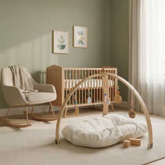 Triangle Rack Wooden Fitness Equipment Newborn Baby Crib Toy