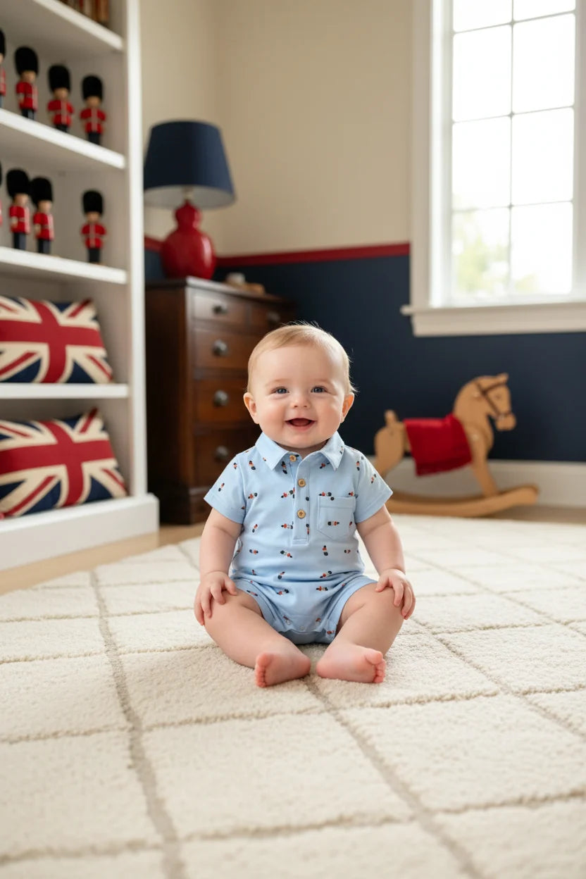 Zoetopkid Soft Cotton Romper Limited Edition Button Details