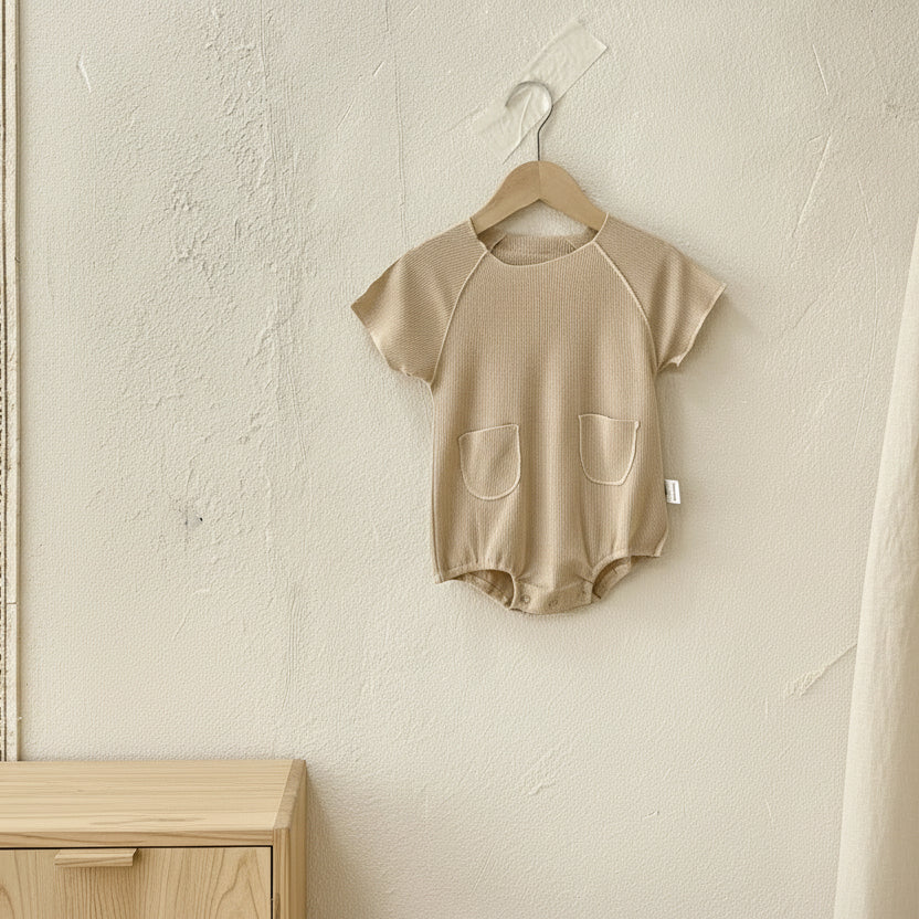 SunnyNest Baby Summer Cotton Romper - Lightweight Breathable Newborn Wear