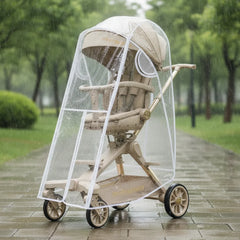 Transparent Rain Cover For Baby Strollers Prams Pushchairs Waterproof Windproof