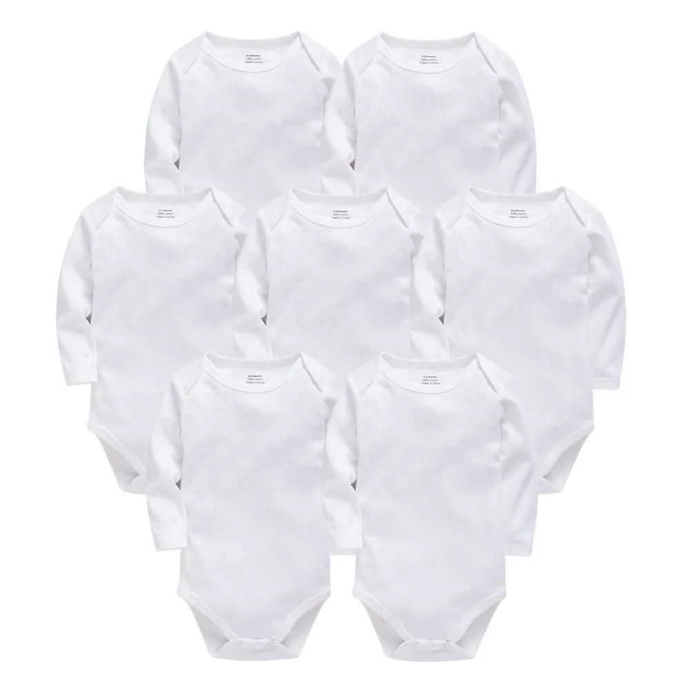 Kavkas 3 Pcs 5 Pcs 7 Pcs Baby Boy Bodysuit 0-24 Months 100% Cotton Full Sleeve Autumn Newborn Girls Clothes