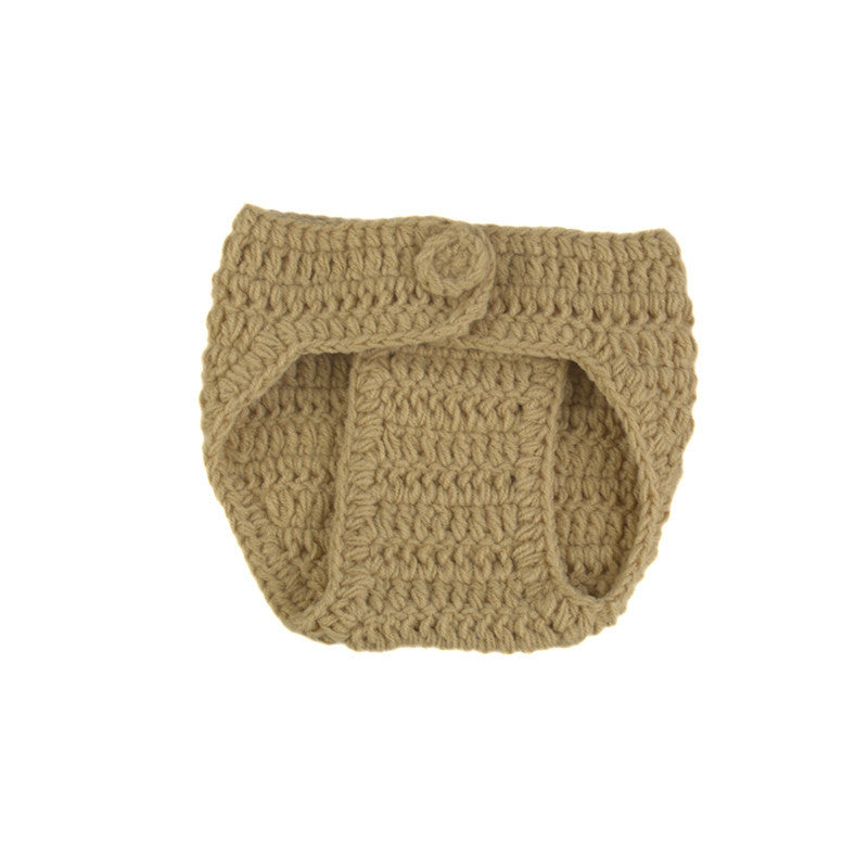 Hand-woven hat photo props