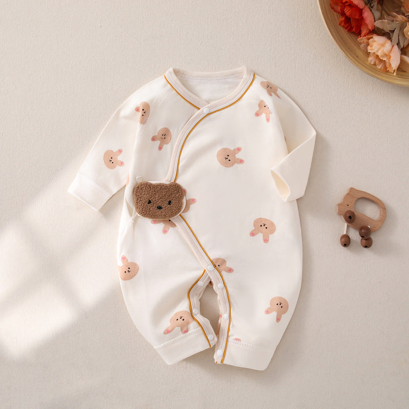 Newborn Jumpsuit Baby Butterfly Clothes Boneless Romper