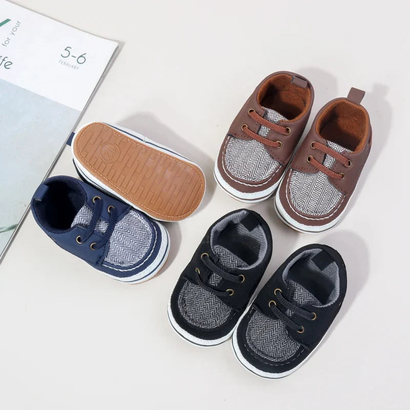 Spring Autumn Baby Girl Boy British Style Small Leather Shoes Fashion Design High Quality Newborn Toddler Shoes First Walkers