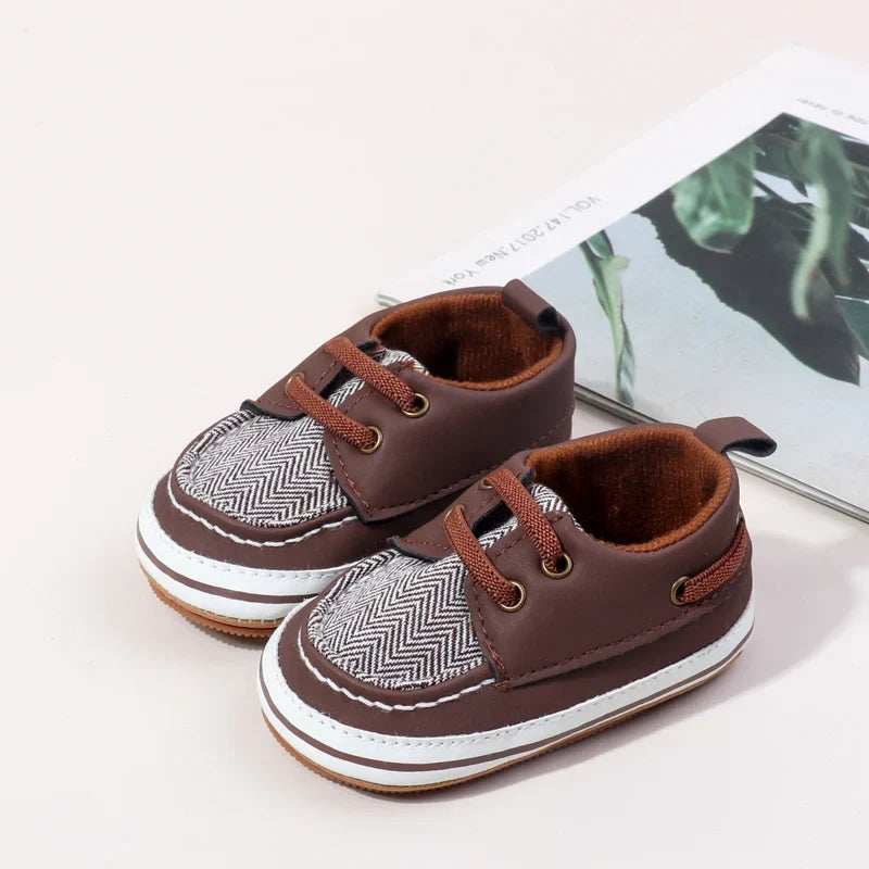 Spring Autumn Baby Girl Boy British Style Small Leather Shoes Fashion Design High Quality Newborn Toddler Shoes First Walkers