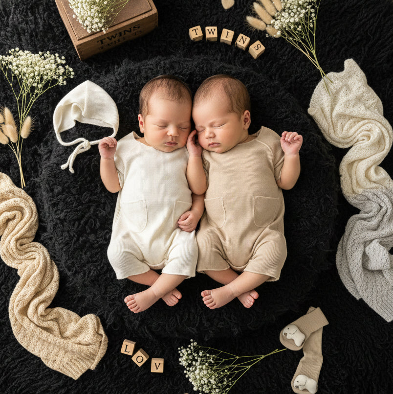 SunnyNest Baby Summer Cotton Romper - Lightweight Breathable Newborn Wear
