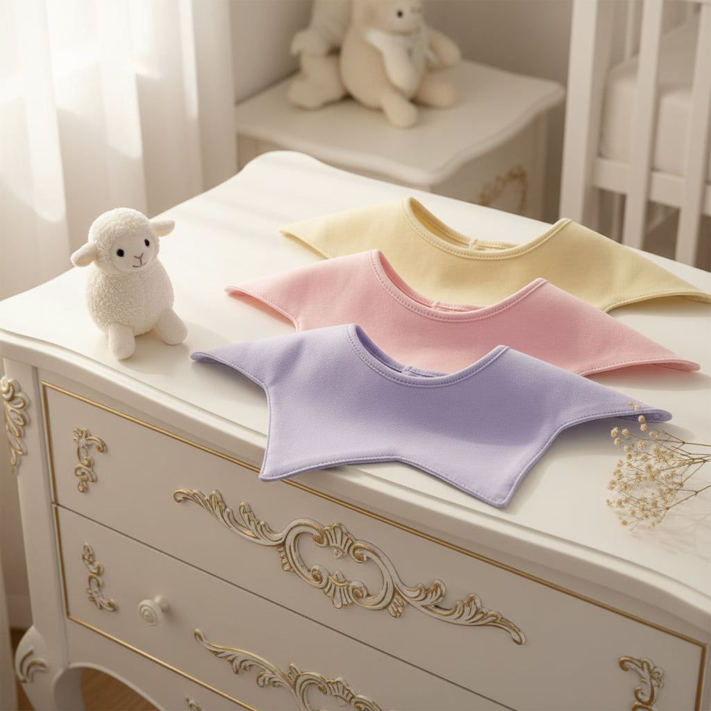 Infant Bib Cotton Newborn Anti - Spitting Three - Piece Set