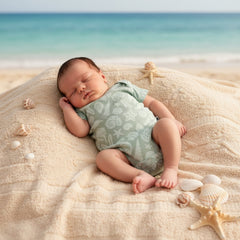 Bamboo Baby Short-Sleeved Onesie | Coastal Keepsakes