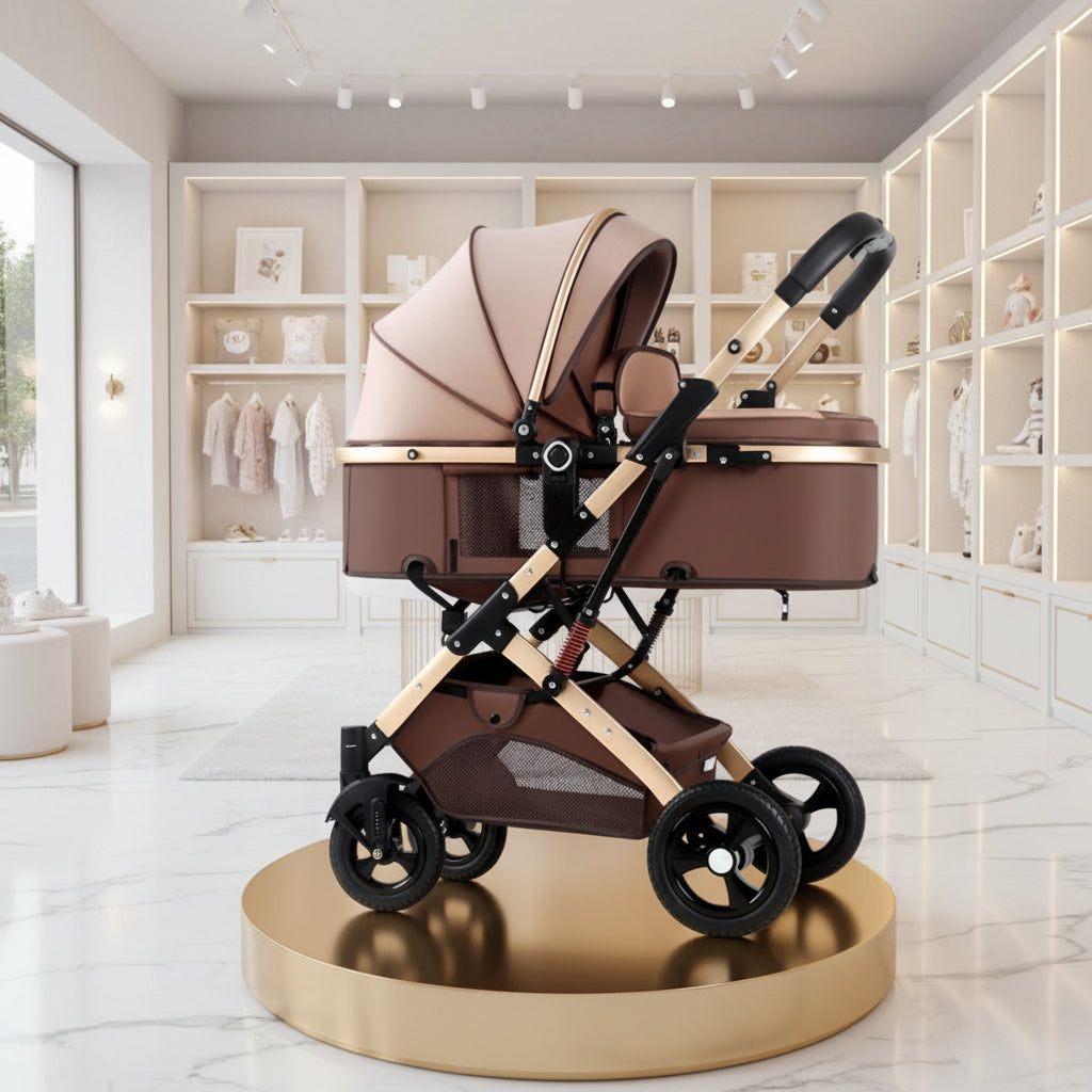 Two Way Newborn Stroller Aluminum Alloy Exclusive Edition