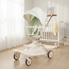 V16 Lightweight Baby Walker Stroller Two Way Seat Lie Down Folding Landscape
