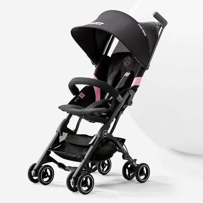 gb Pockit 3H baby Steoller (Includes Free Armrest), All-Terrain, Lightweight Stroller, Travel-Friendly