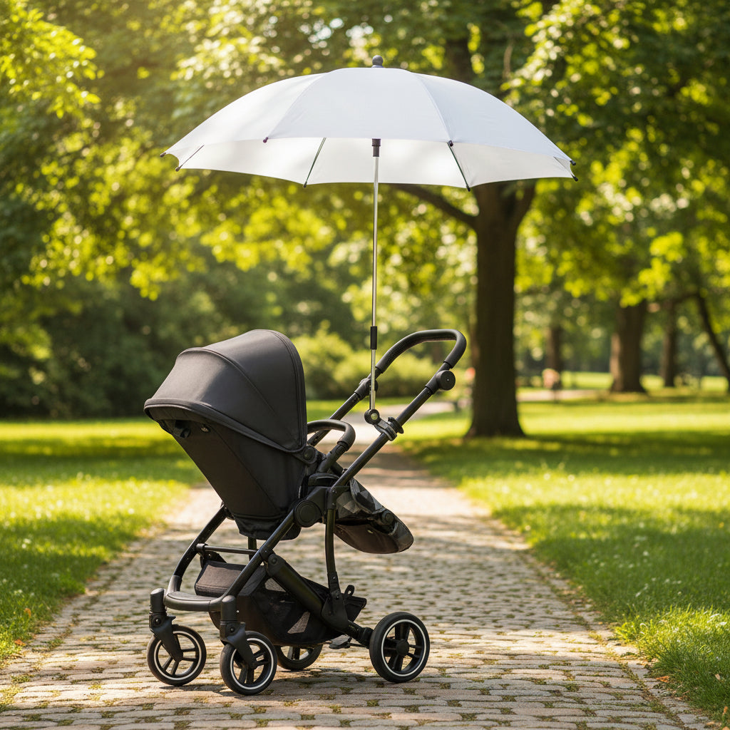 JURZEE LAKY - UV Proof Sturdy 8 Rib Iron Frame For All Strollers