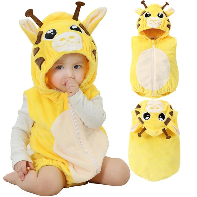 MICHLEY Carnival Baby Romper Bodysuit Sleeveless Newborn Clothes Infant Toddler Clothing Halloween Photography Prop For Boy Girl