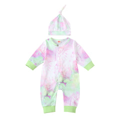 Long sleeve baby jumpsuit