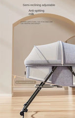 Portable Bassinet Cover with Mosquito Net Bassinet Bedside Sleeper Crib Tent for Toddler for Baby Crib to Keep Cats/Bugs Out