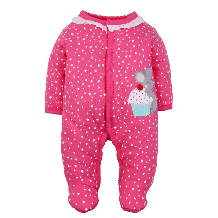 Winter baby clothes one piece