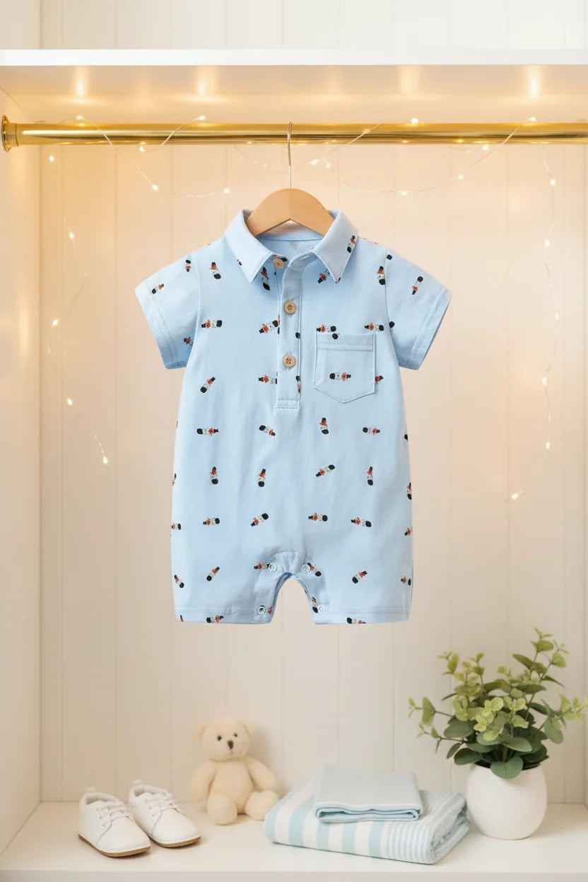 Zoetopkid Soft Cotton Romper Limited Edition Button Details