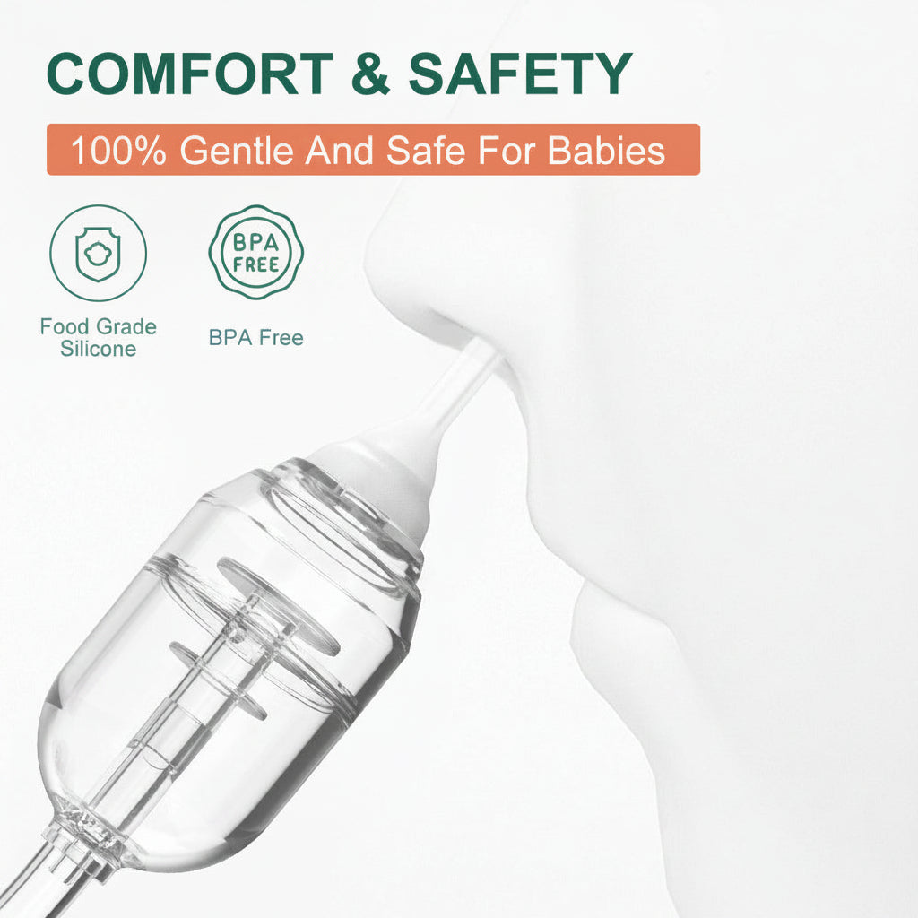 Electric Baby Nasal Aspirator With Catheter Tip For Infant Mucus Removal