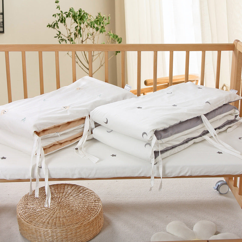 Crib Bed Circumference Soft Bag Anti-collision Baby Bedding Removable And Washable