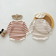 Newborn Male And Female Baby Autumn And Winter Rompers