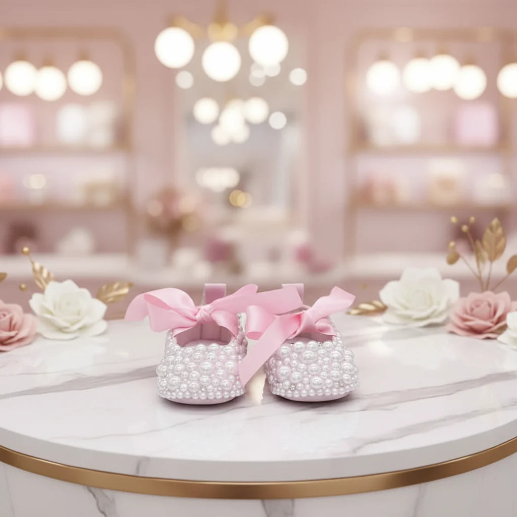 Dollbling Love Heart Baby Shoes And Headband Set Limited