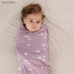 New Baby Newborn Swaddle Soft 100% Cotton Sleep Blanket Baby Blankets Baby Comforter Crib product