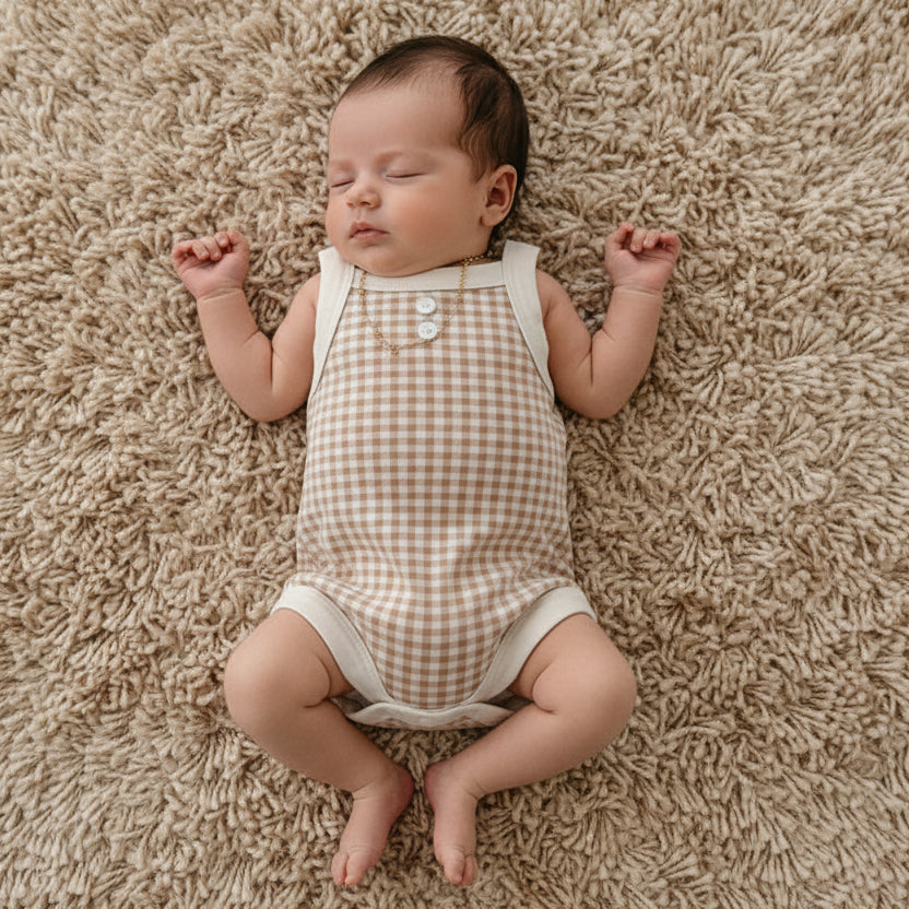 Newborn Cotton Sleeveless Jumpsuit Vest Garments