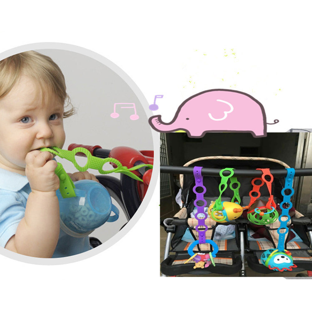 BabyGuard Pacifier Chain Silicone - Anti-Drop, Anti-Lost For Busy Babies