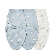 Baby Sleeping Bag Newborn Swaddle Envelope Cocoon Wrap Swaddle Soft 100% Cotton Sleep Blanket Baby Blankets Autumn Three-piece