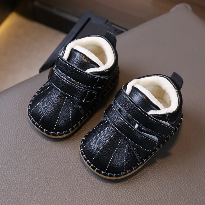 Baby Winter Boots Boy Girl Leather Shoes Children Sneaker Toddler Casual Crib Shoes First Steps Shoes Newborn Infant Accessories