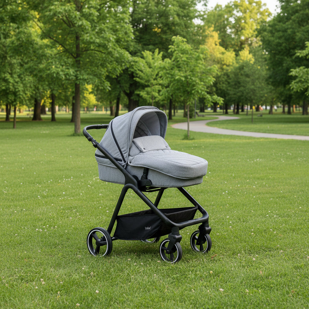 IBEBE ICE multifunkciós babakocsi 2in1 - 05 Gray/Black frame