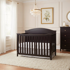 SF Home Espresso Solid Wood Convertible Crib Timeless Collection